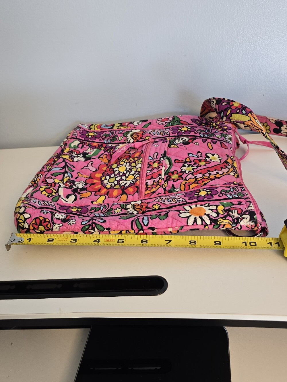 Vera Bradley Disney Parks Pink  Mickey Minnie Quilted Crossbody Bag *READ* - Picture 11 of 13